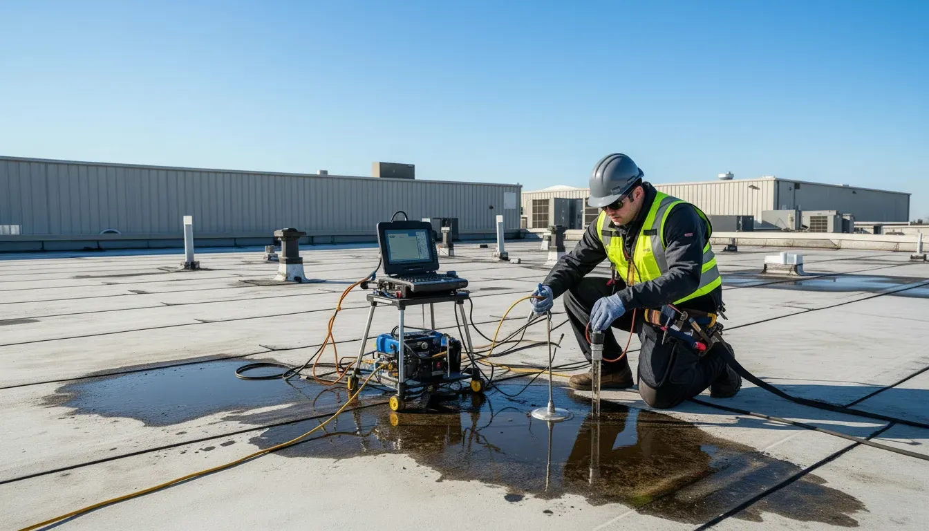 Recherche de fuite toiture Montpellier - diagnostic fumigène